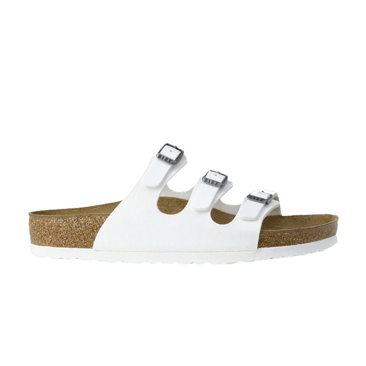 Birkenstock Wmns Florida Birko-Flor 'White'