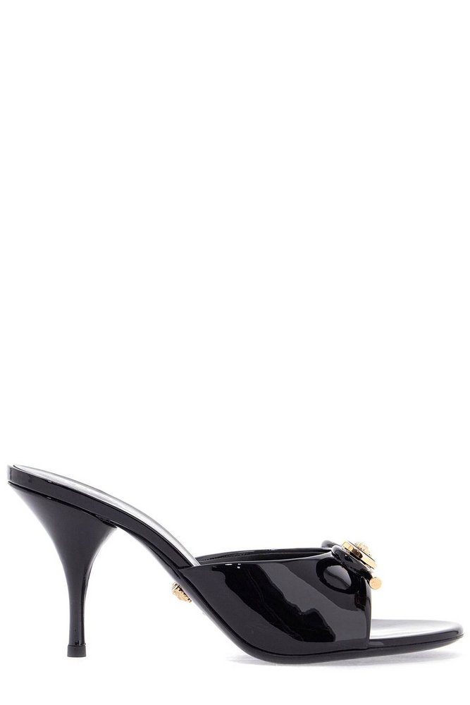 Versace Opera Bow Heeled Mules