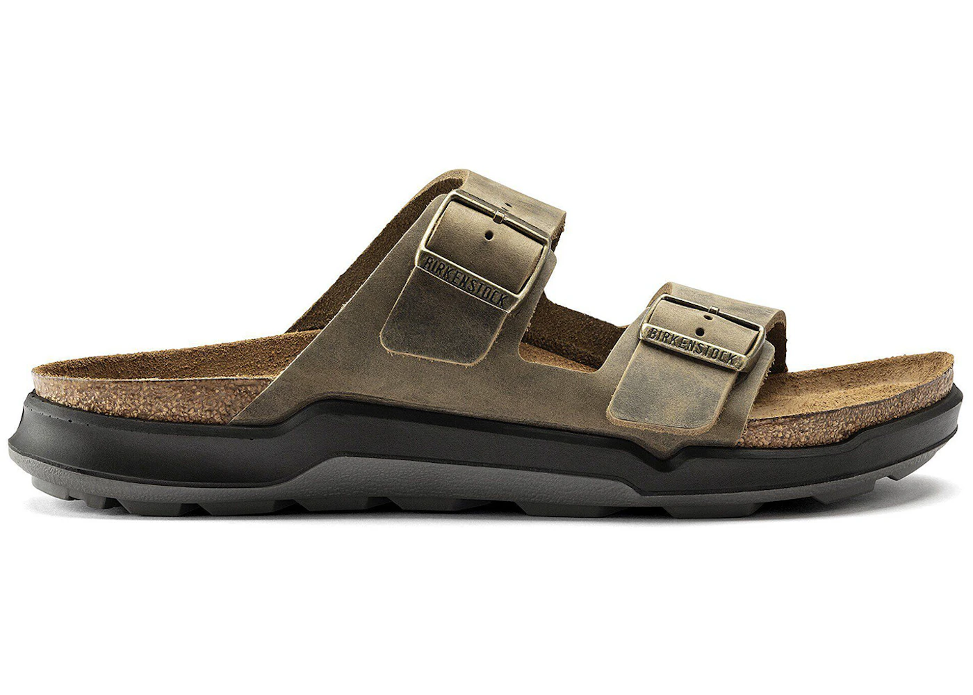 Birkenstock Arizona Crosstown Oiled Leather Faded Khaki