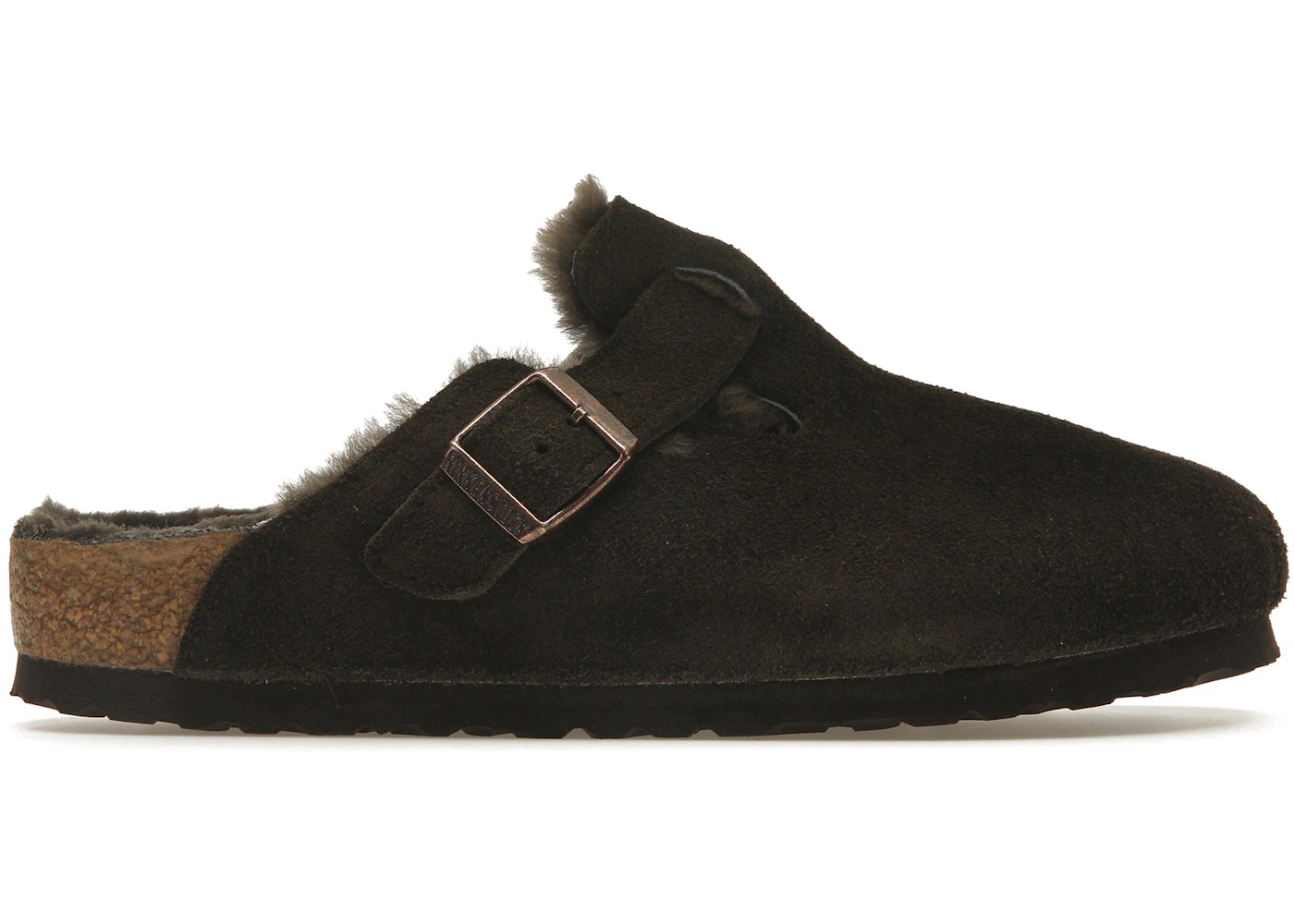 Birkenstock Boston Shearling Suede Mocca