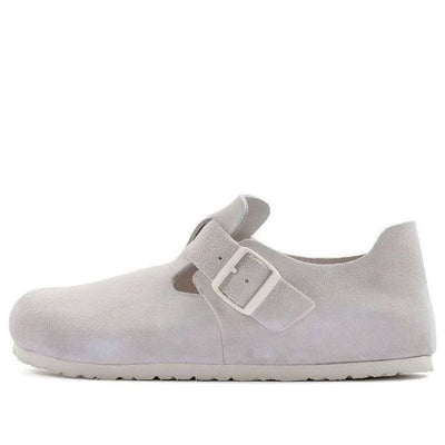 Birkenstock London Suede Leather 'Antique White'