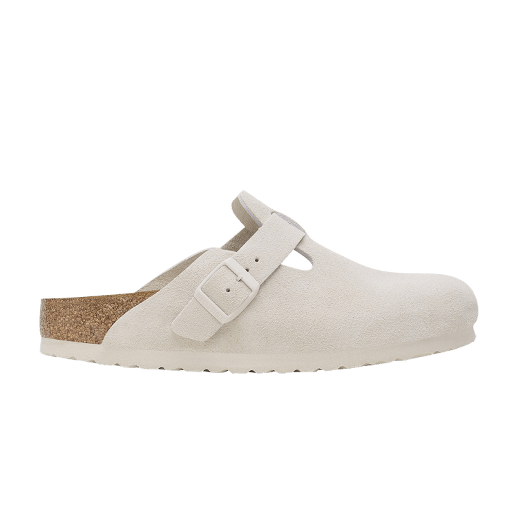Birkenstock Boston 'Antique White'
