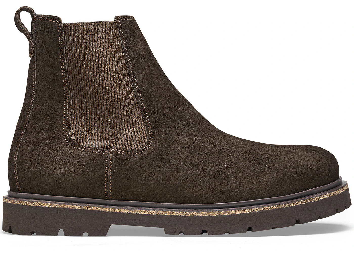 Birkenstock Highwood Slip On Suede Leather Mocca