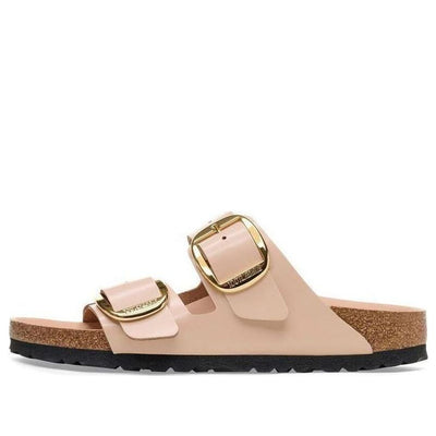 (WMNS) Birkenstock Arizona Big Buckle Nubuk Leather Narrow Fit 'Soft Pink'