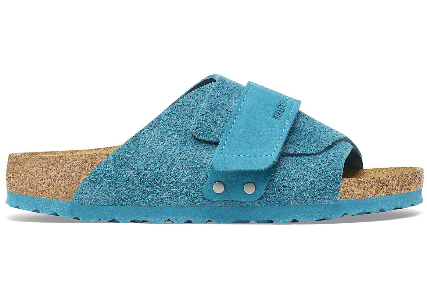 Birkenstock Kyoto Suede Leather Deep Turquoise
