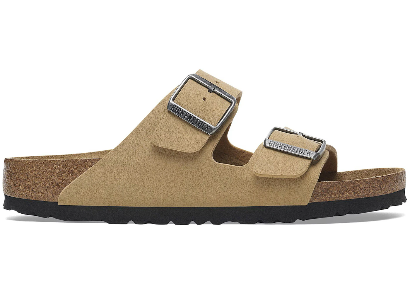 Birkenstock Arizona Birkibuc Latte Cream