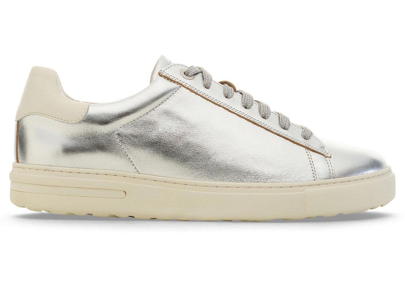 Birkenstock Bend Low Leather Metallic Silver