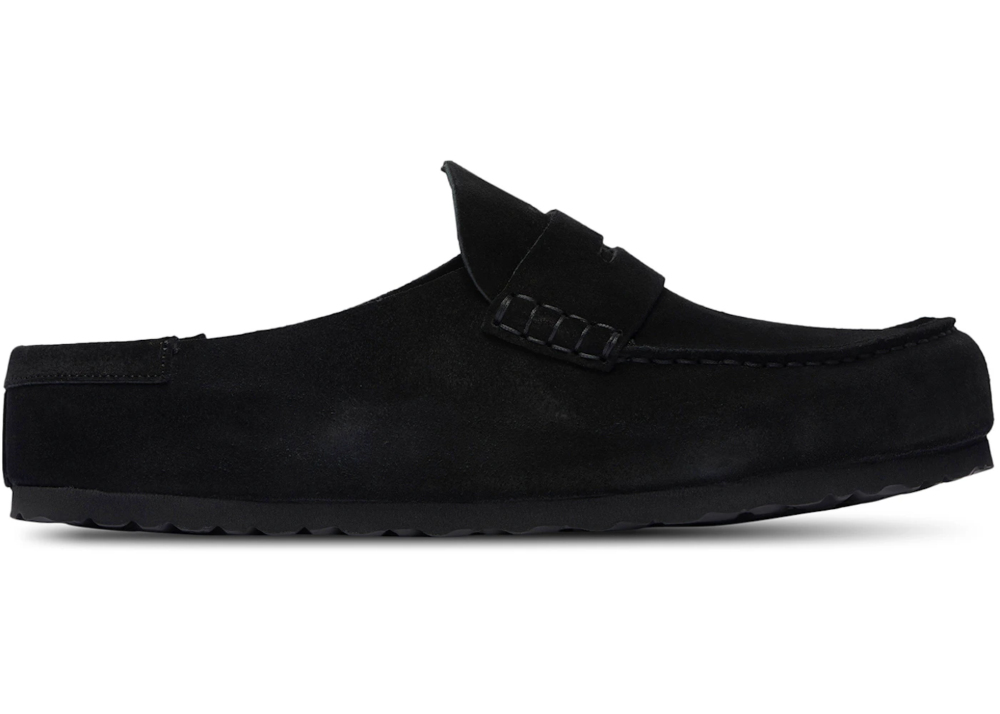 Birkenstock Naples Wrapped Suede Leather Black
