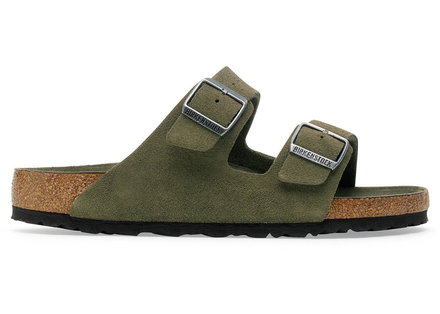 Birkenstock Arizona Soft Footbed Suede Leather Thyme Tonal