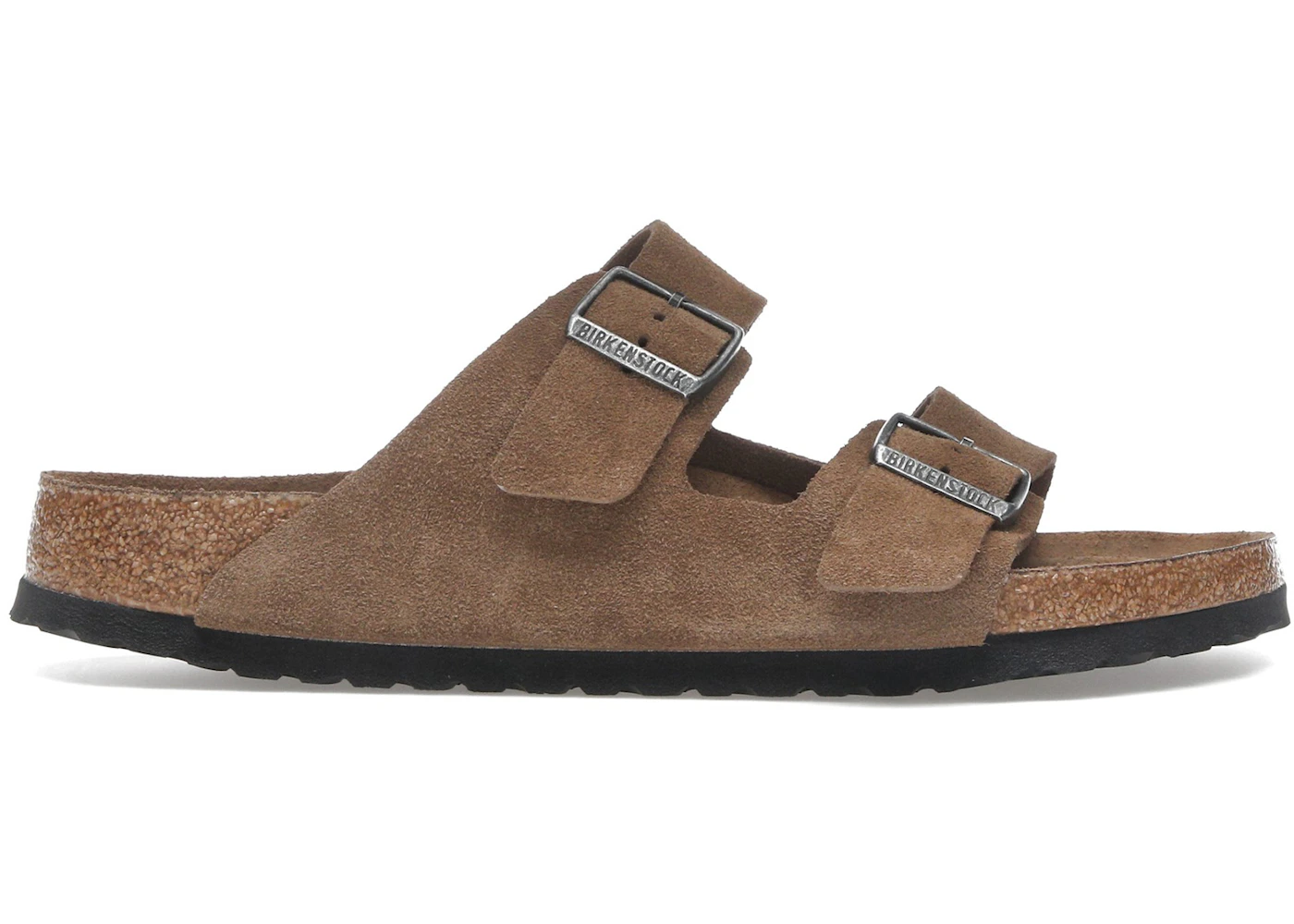 Birkenstock Arizona Soft Footbed Suede Leather Dark Tea Tonal