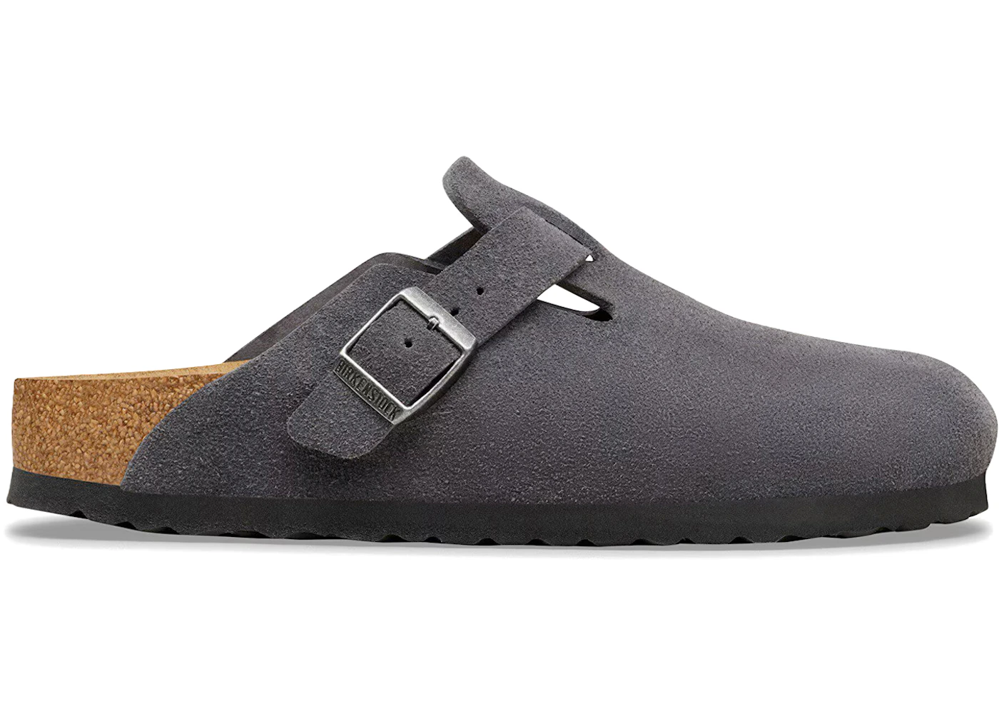 Birkenstock Boston Suede Charcoal