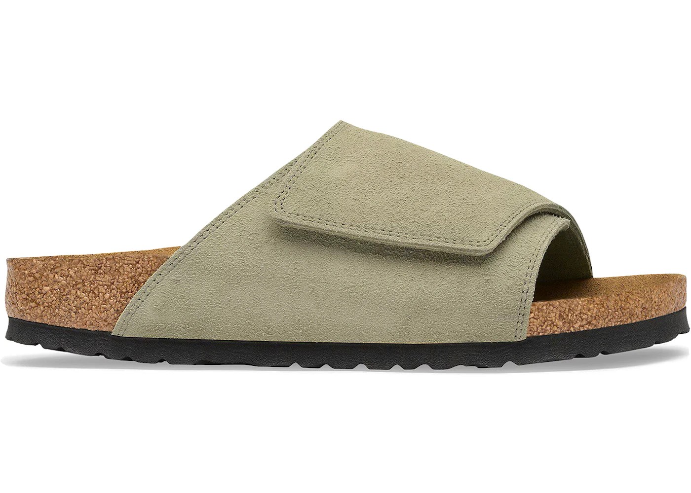 Birkenstock Solana Suede Leather Faded Khaki