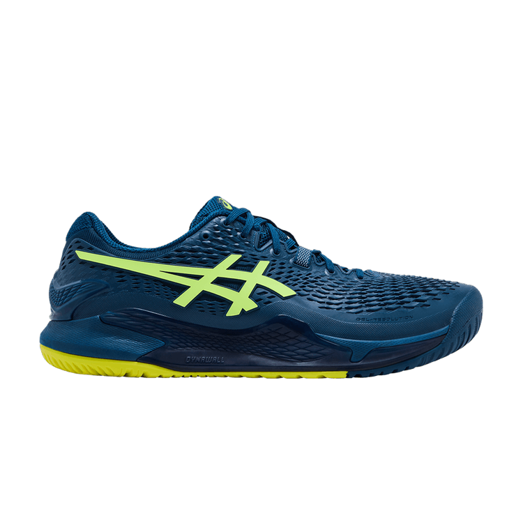 ASICS Gel Resolution 9 'Mako Blue Safety Yellow'