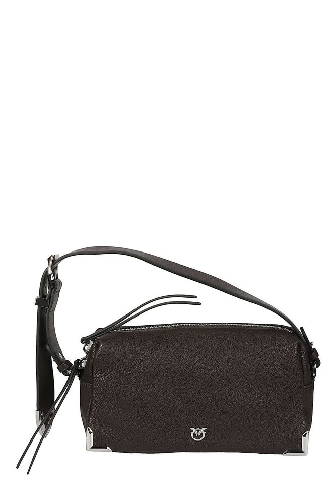 Pinko Logo Plaque Boston Shoulder Bag