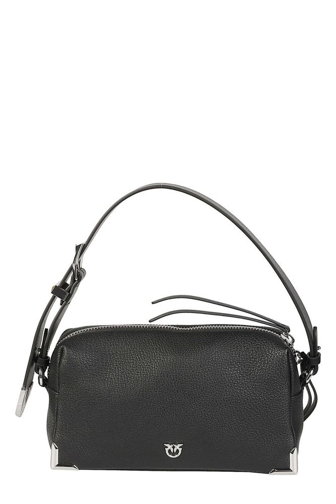 Pinko Logo Plaque Boston Shoulder Bag