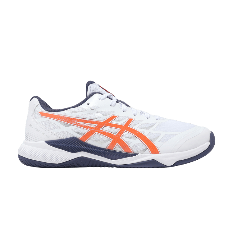 Asics Gel Tactic 12 2E Wide 'White Nova Orange'