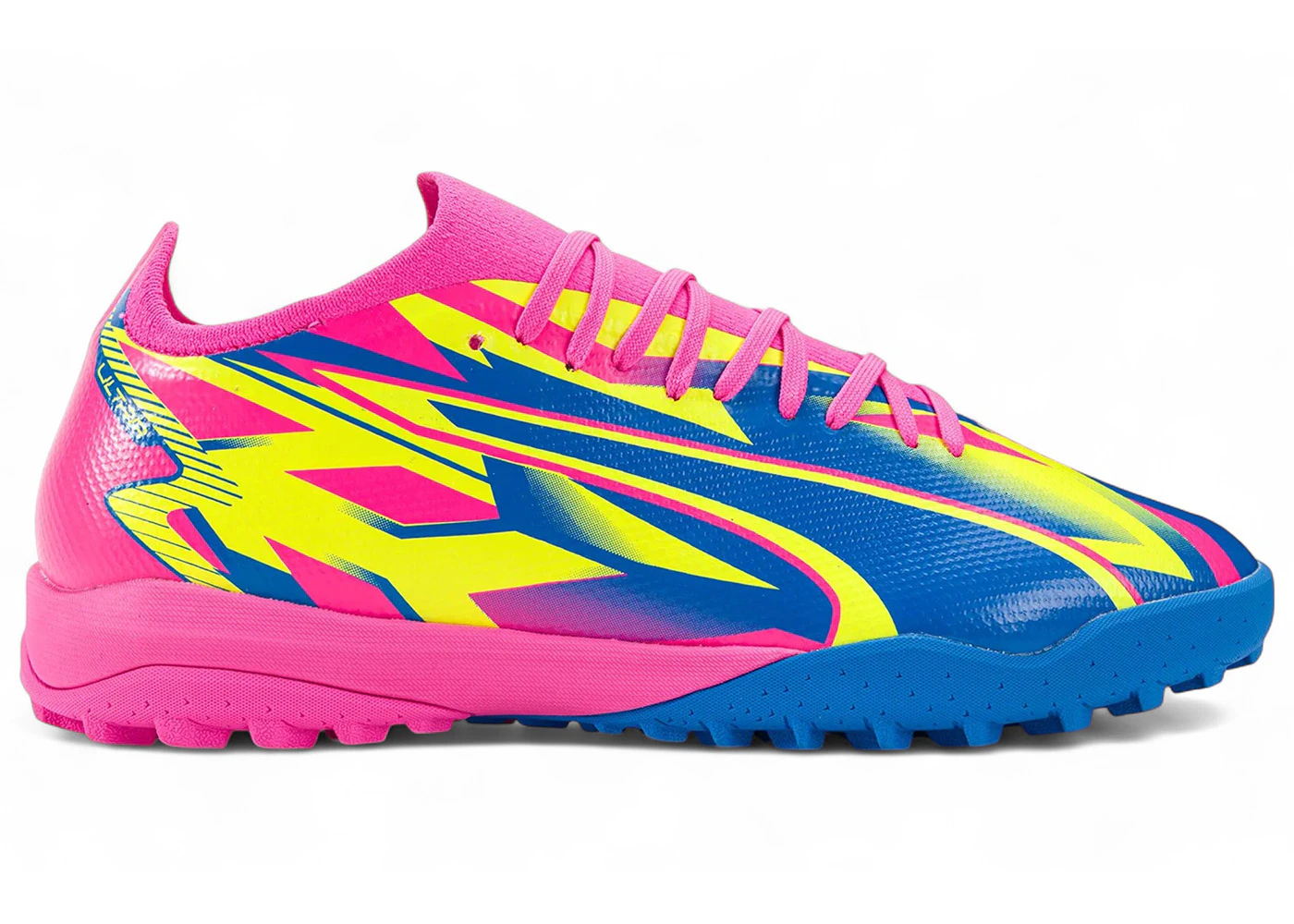 Puma Ultra Match Energy TT Luminous Pink Yellow Alert Ultra Blue