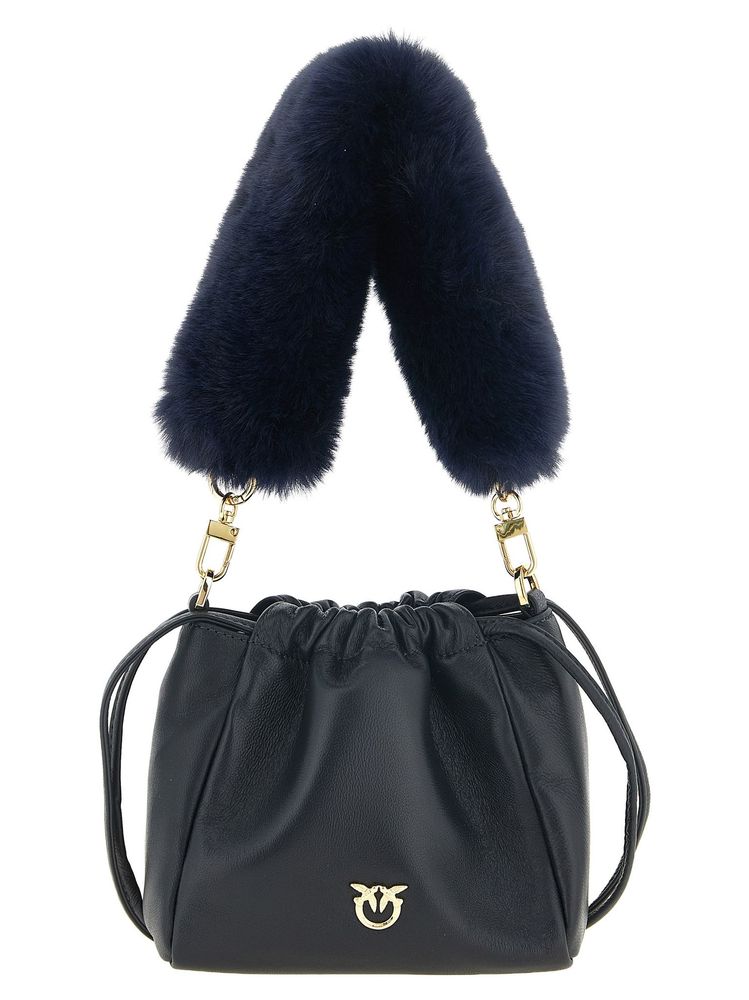Pinko Two Straps Shoulder Bucket Bag