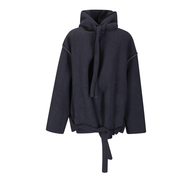 Ottolinger Felted Scuba Anorak 'Black'