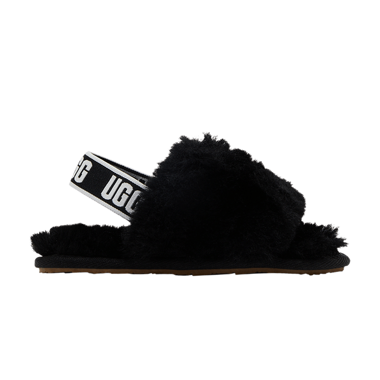 UGG Fluff Yeah Slide Toddler 'Black'