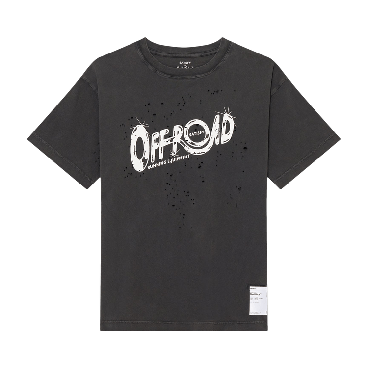 SATISFY MothTech Offroad T-Shirt 'Aged Black'