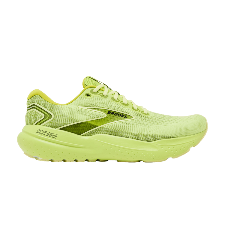 Brooks Glycerin 21 'Lovebird Pale Yellow Lime'