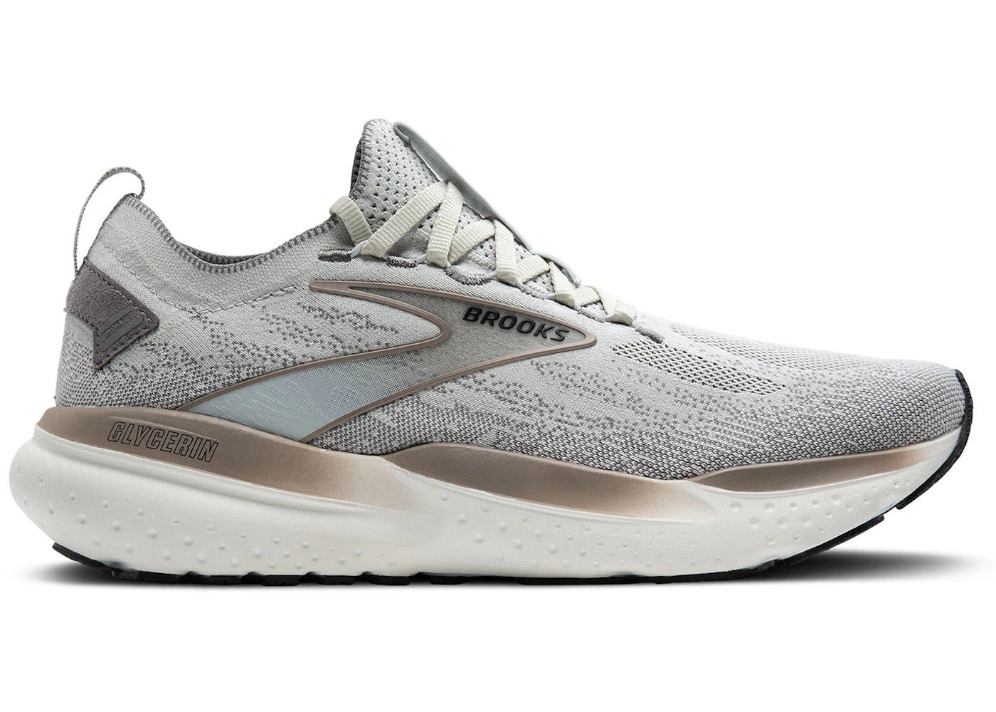 Brooks Glycerin StealthFit 21 Grey Frost Grey Champagne