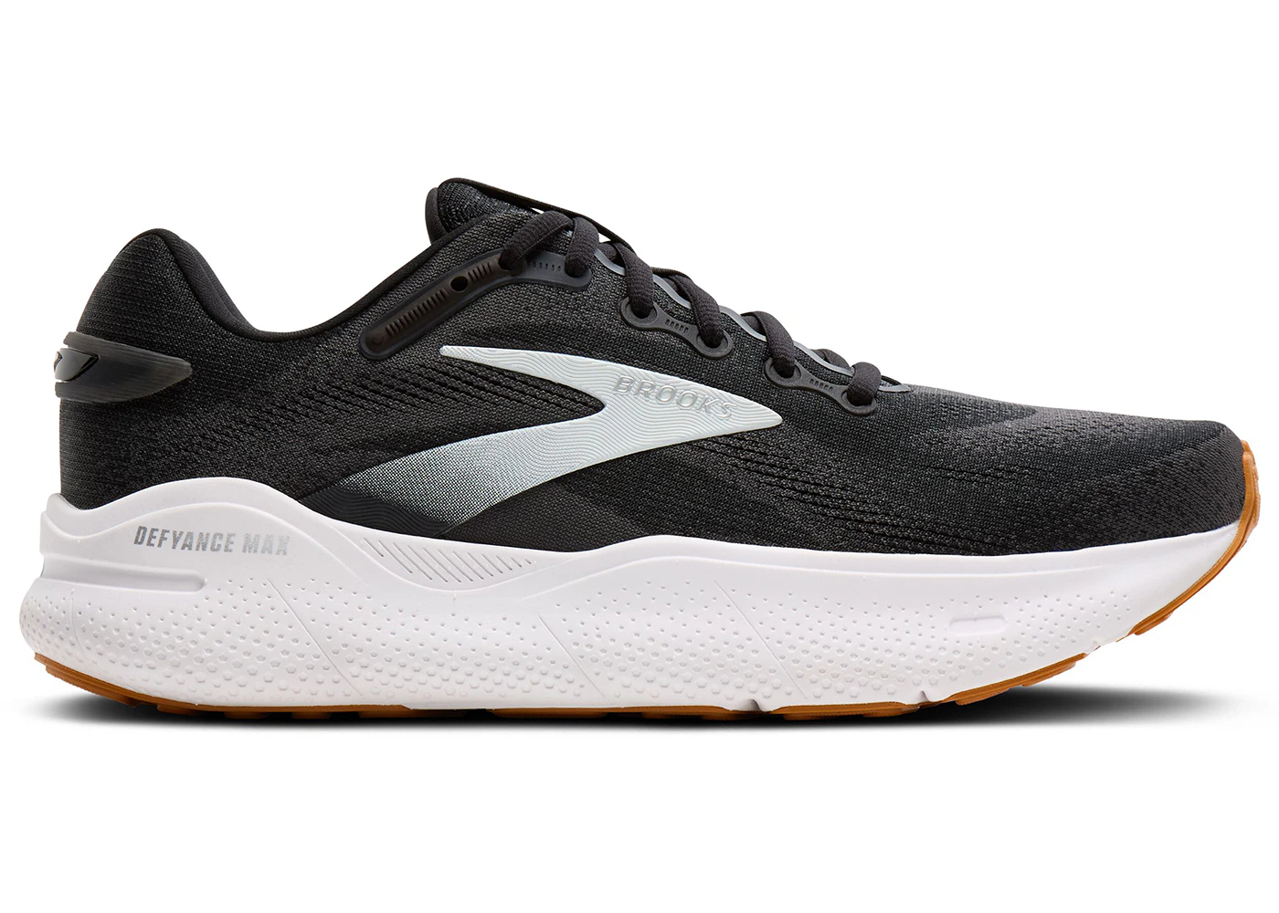 Brooks Defyance Max Black Grey Silver Gum