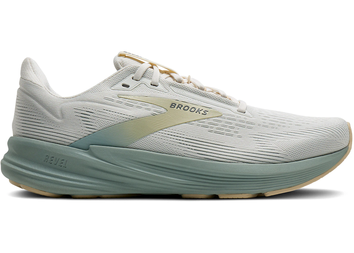 Brooks Revel 8 Coconut Gray Mist Sand