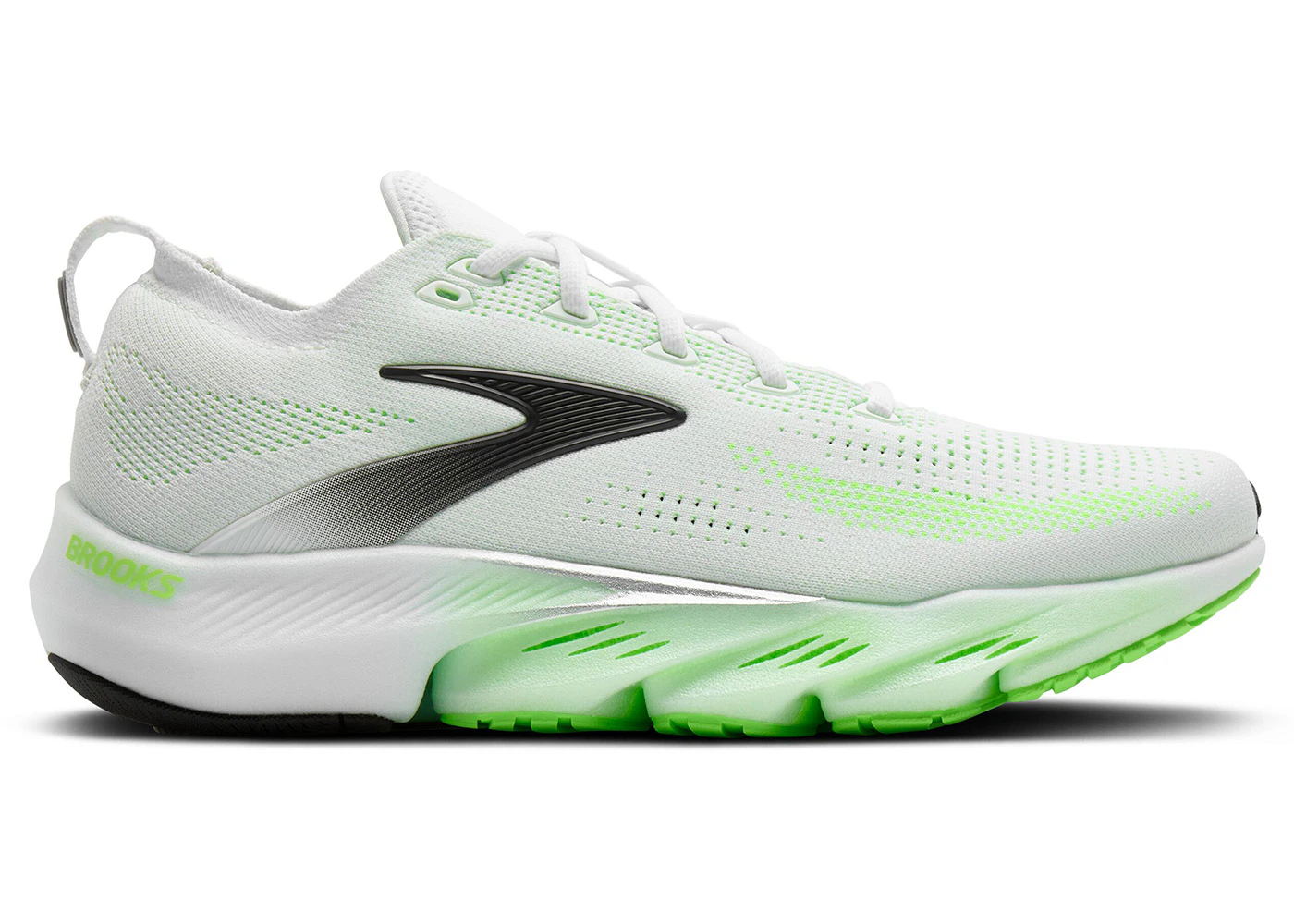 Brooks Glycerin Flex White Green Gecko Phantom