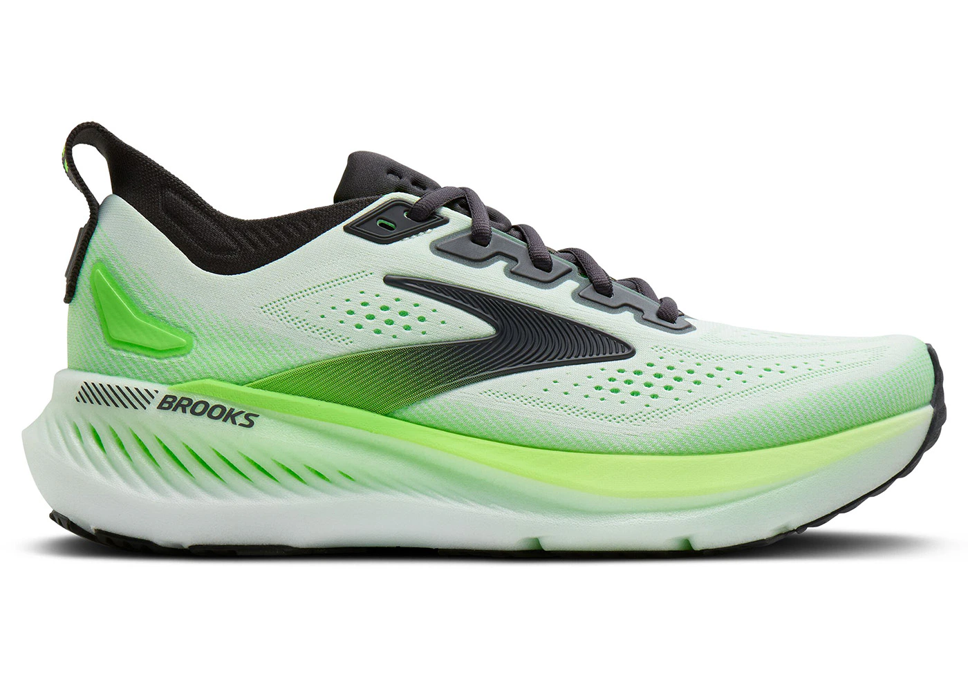Brooks Glycerin GTS 23 White Phantom Green Gecko