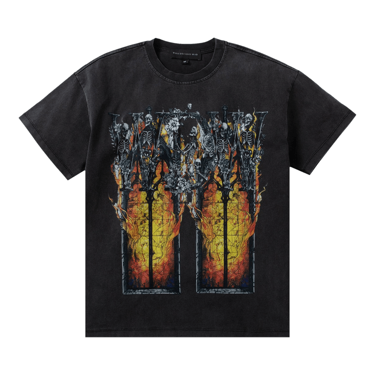 Who Decides War Ember Chapel Short-Sleeve T-Shirt 'Coal'