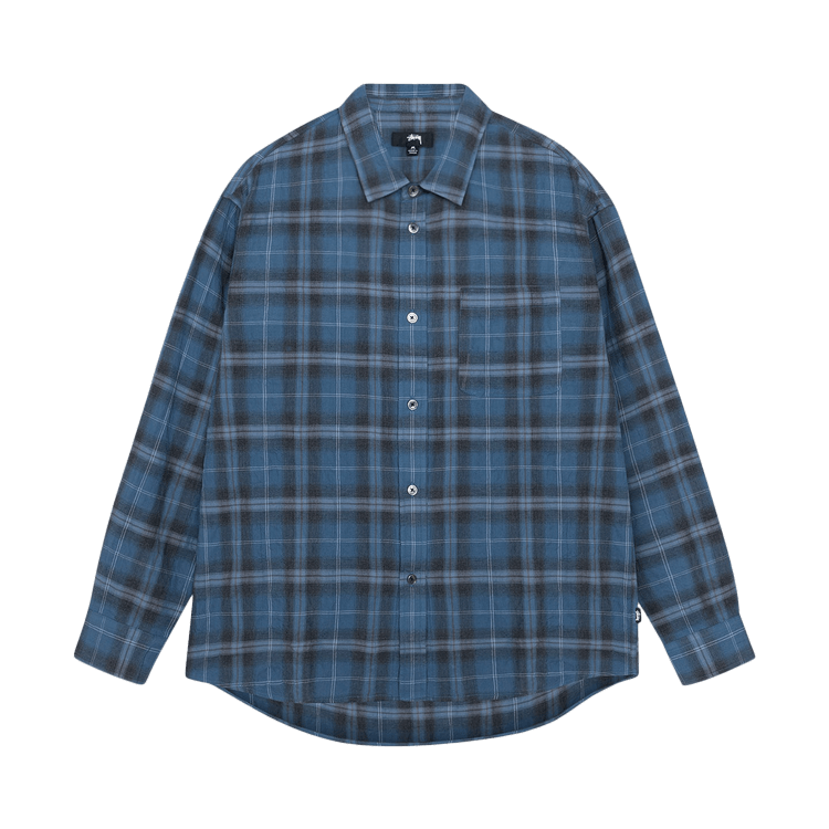 Stussy Beach Plaid Shirt 'Blue'