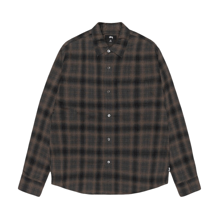 Stussy Matthew Printed Shirt 'Brown'