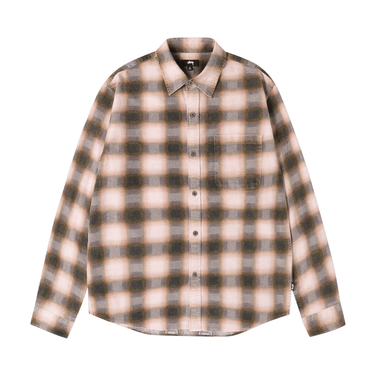 Stussy June Plaid Shirt 'Rose'
