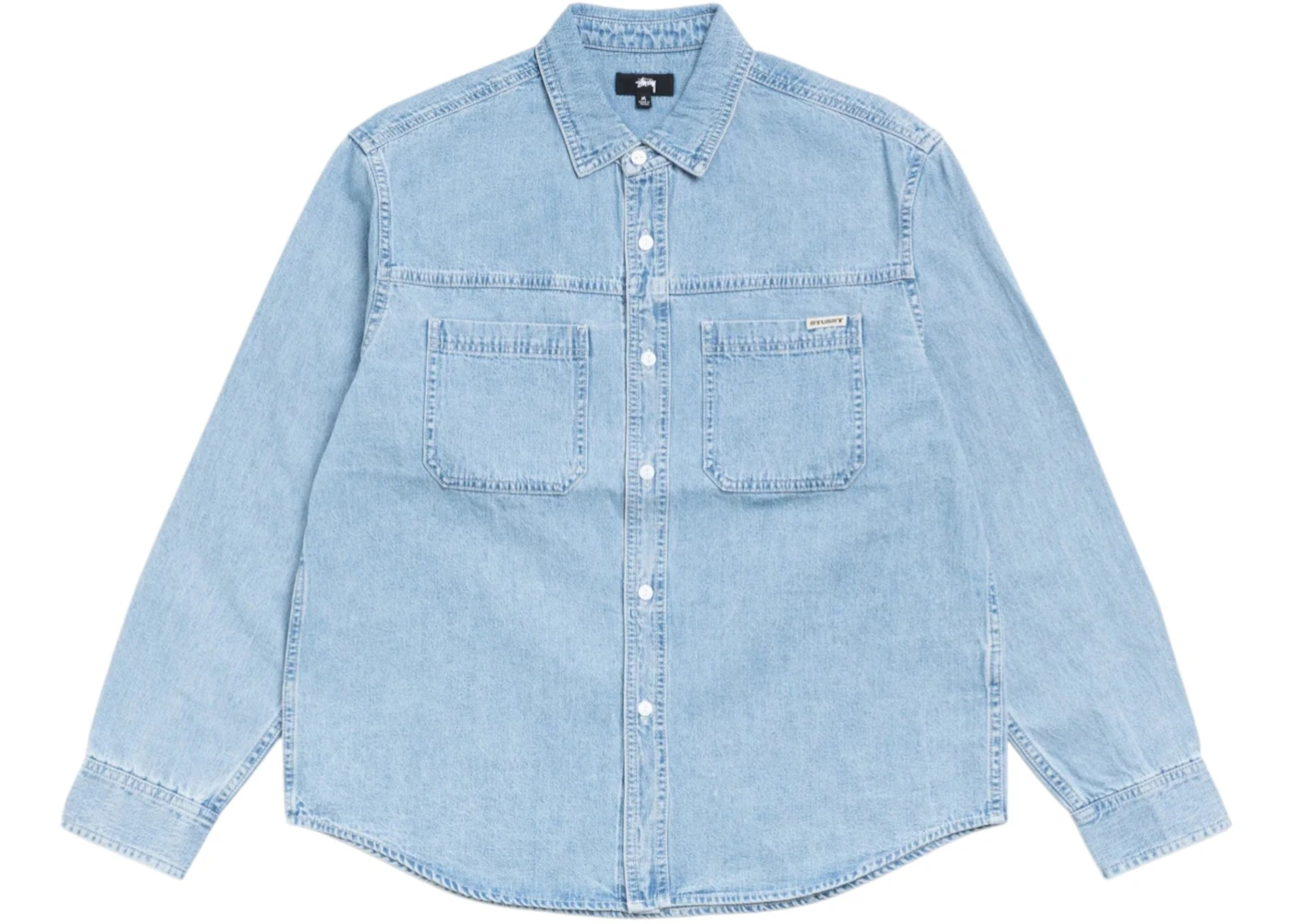 Stussy Work Denim Shirt Light Denim