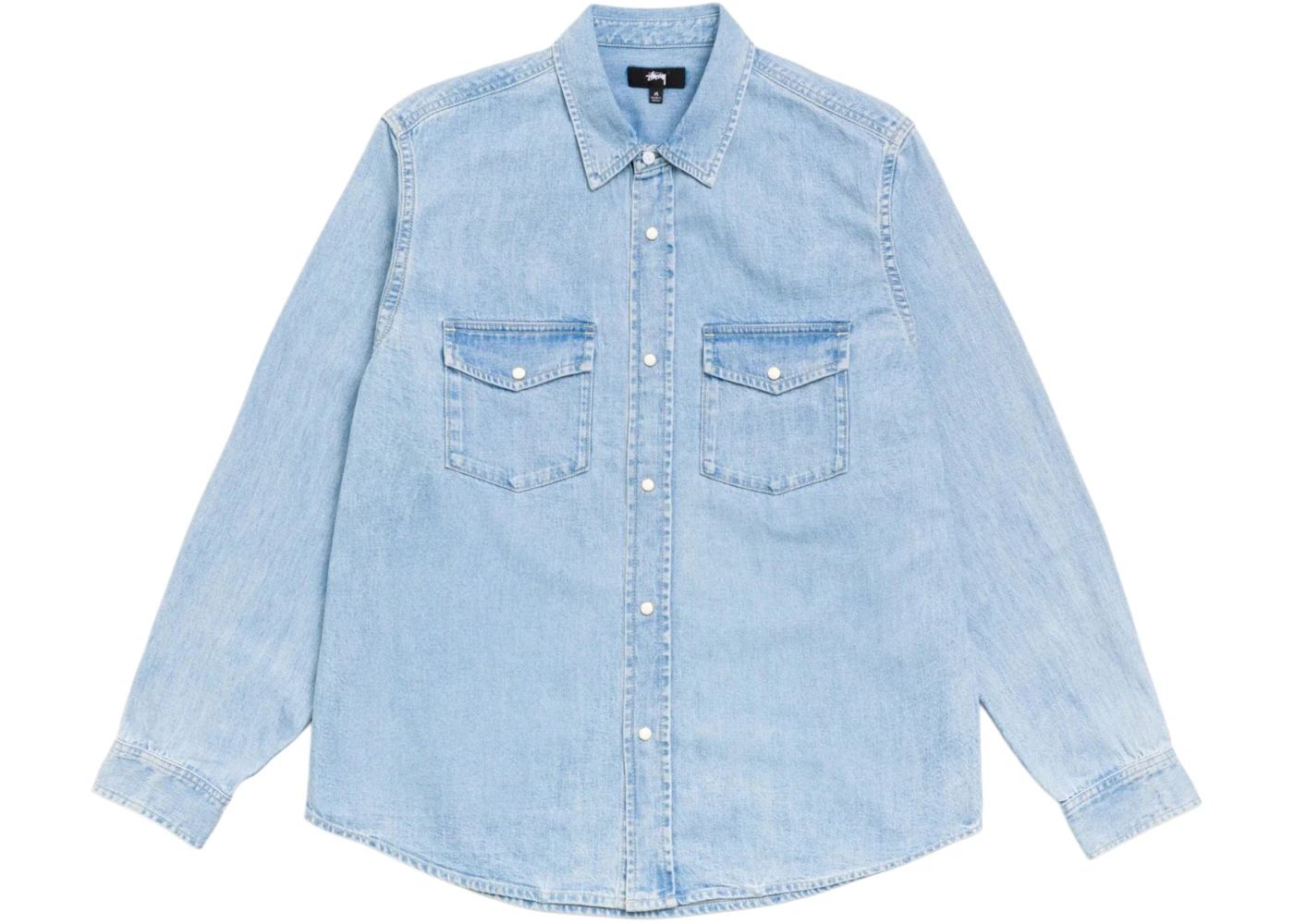 Stussy Denim Western Shirt Light Denim