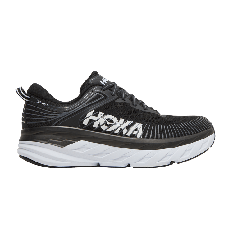 HOKA Bondi 7 'Black White'
