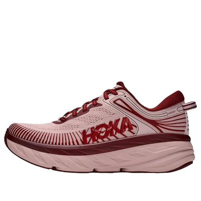 Hoka One One Bondi 7 Pink Opal Varsity Burgundy (Women's)