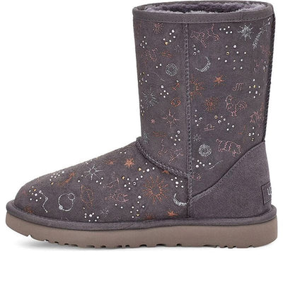 (WMNS) UGG Classic Zodiac Snow Boots Gray Purple