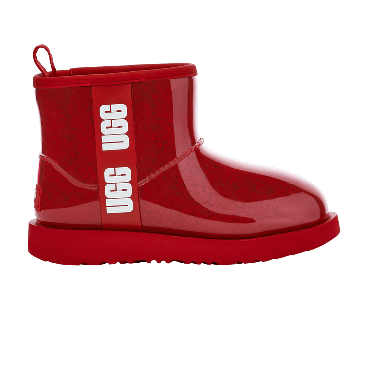 UGG Wmns Classic Clear Mini Boot 'Samba Red'
