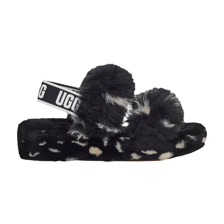 UGG Wmns Oh Yeah Slide 'Black White Spots'