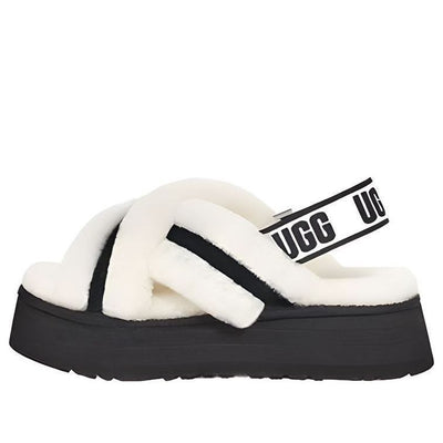 (WMNS) UGG Disco Cross 'White Black'