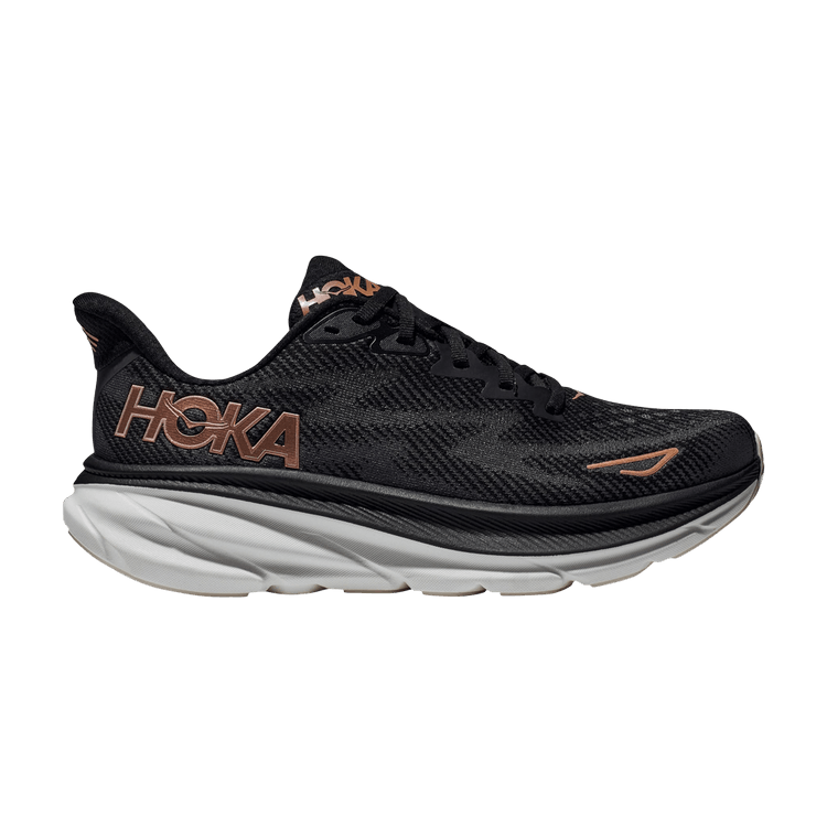 HOKA Wmns Clifton 9 'Black Rose Gold'