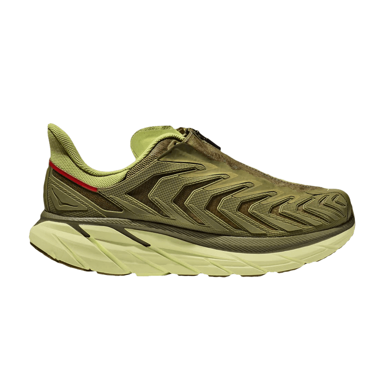HOKA Project Clifton 'Avocado Dark Citron'