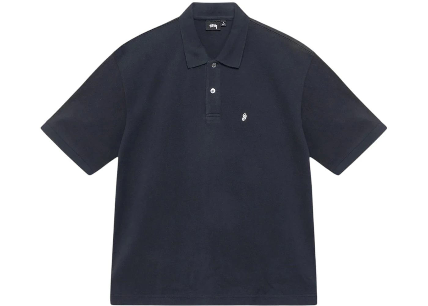 Stussy Classic Pique Polo Black