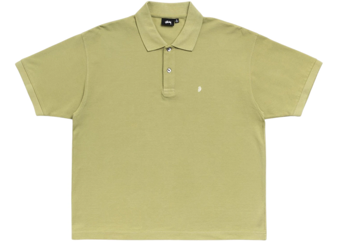 Stussy Classic Pique Polo Leaf
