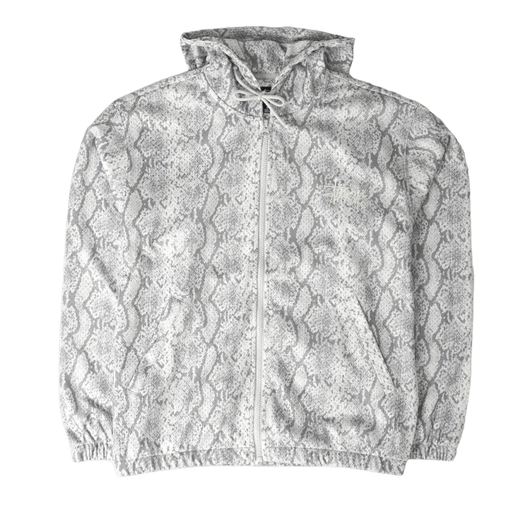 Stussy Athletic Mesh Zip Hoodie 'Snake'
