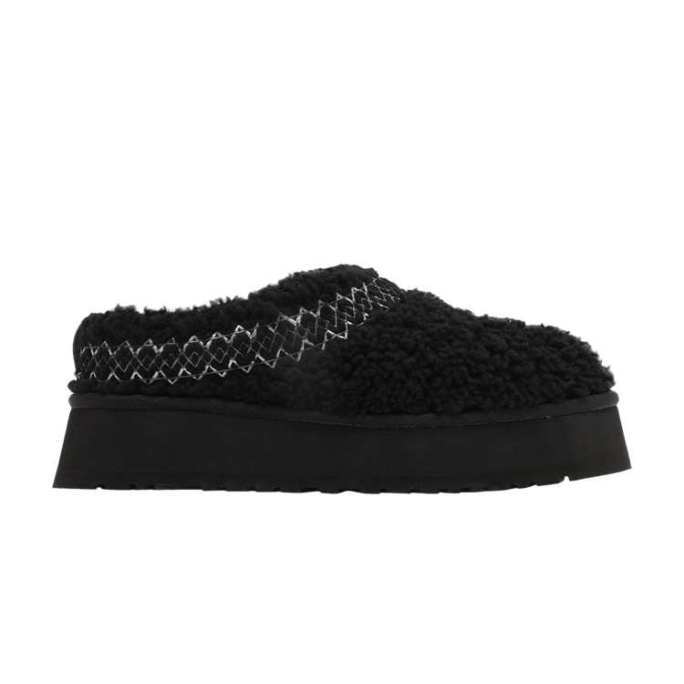 UGG Wmns Tazz Braid Slipper 'Black'