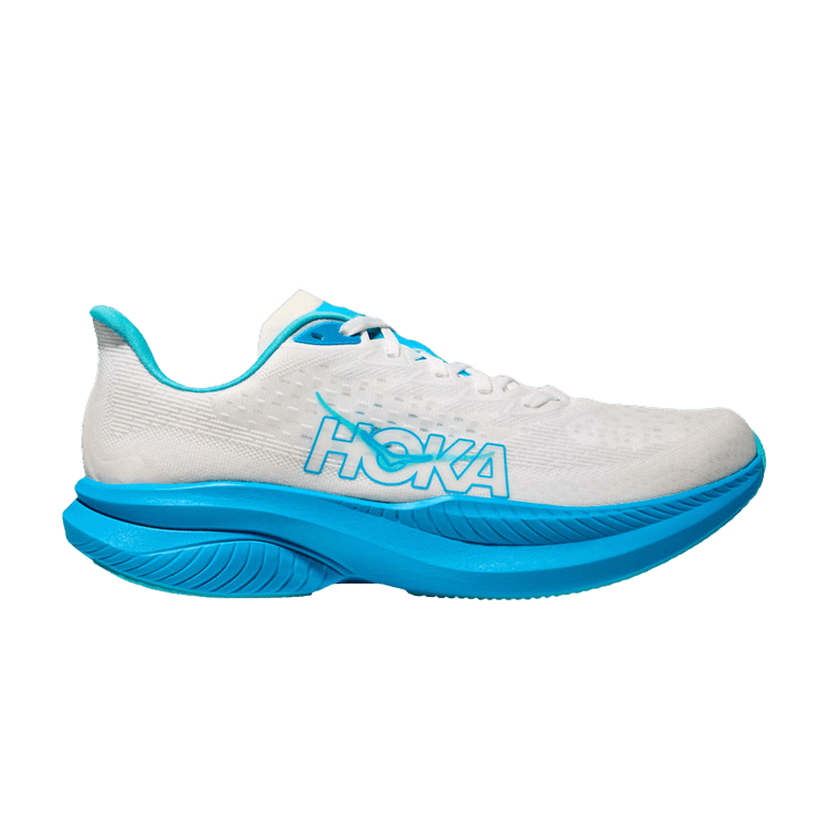 HOKA Mach 6 'White Skyward Blue'